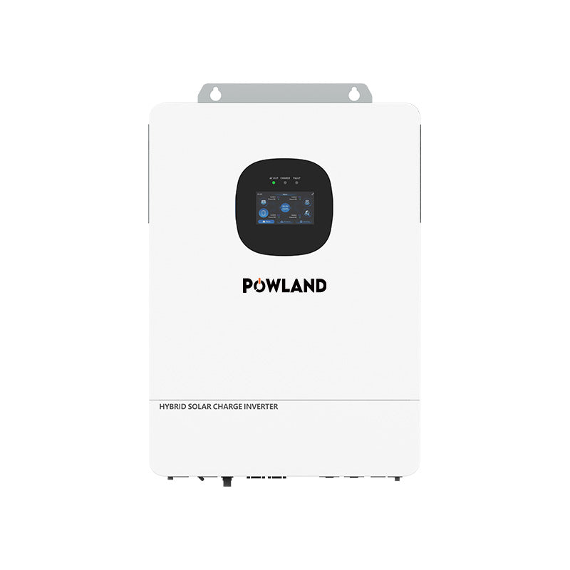POWLAND 10kW Grid-Tied Hybrid Solar Inverter 48V DC to 120V/240V AC Split Phase MPPT  WiFi UL1741