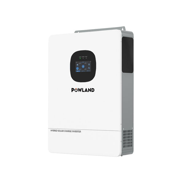 POWLAND 10kW Grid-Tied Hybrid Solar Inverter 48V DC to 120V/240V AC Split Phase MPPT  WiFi UL1741