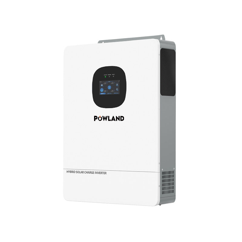 POWLAND 10kW Grid-Tied Hybrid Solar Inverter 48V DC to 120V/240V AC Split Phase MPPT  WiFi UL1741